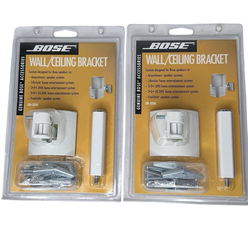 Bose UB 20W Wall Ceiling Bracket Speaker Systems New Set of 2